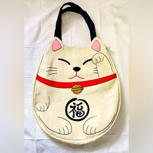 Sleepyville Critters Purse - Good Fortune Cat